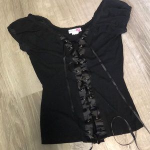Body central “corset” top